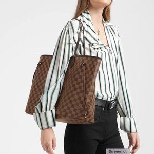 Authentic Louis Vuitton Neverfull GM Damier Ebene
